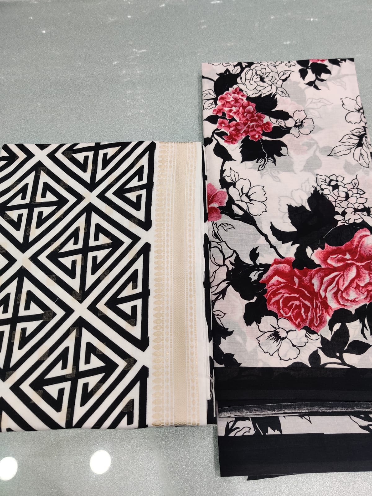 MAL COTTON SUIT - FLOWER