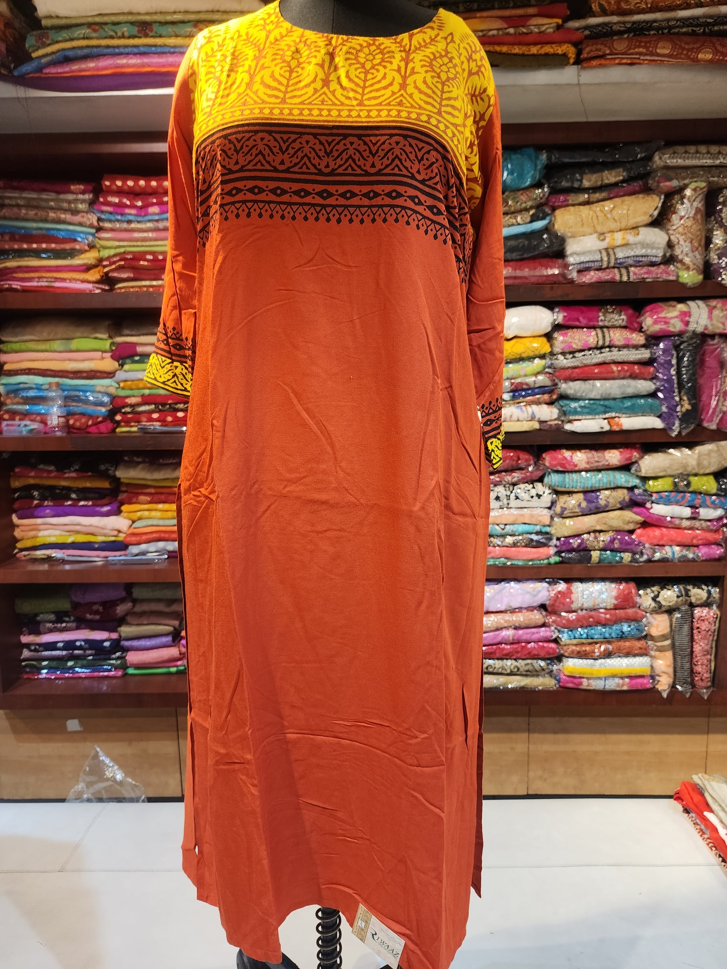 Orange XXL kurti