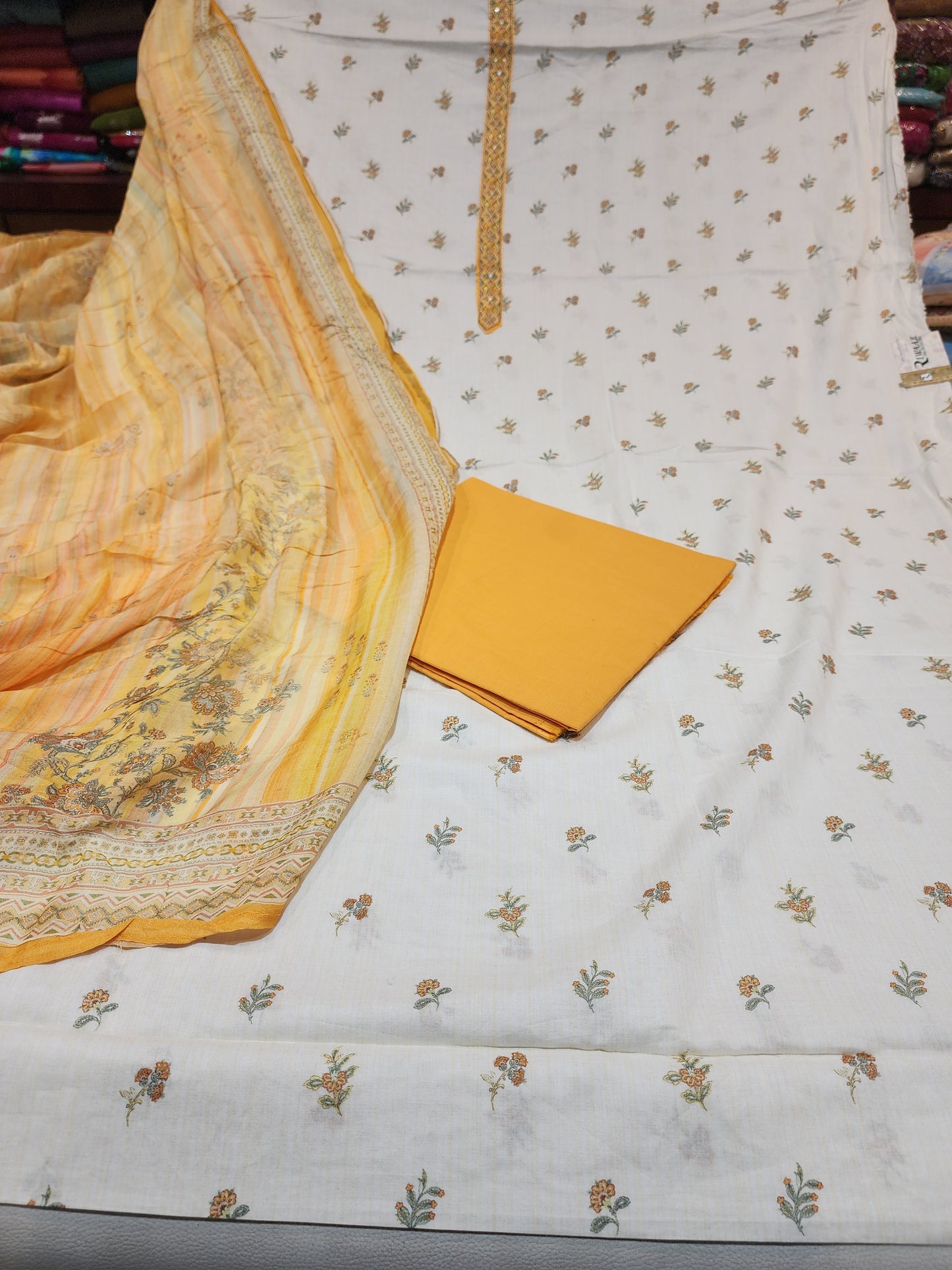 White Mango cotton suit