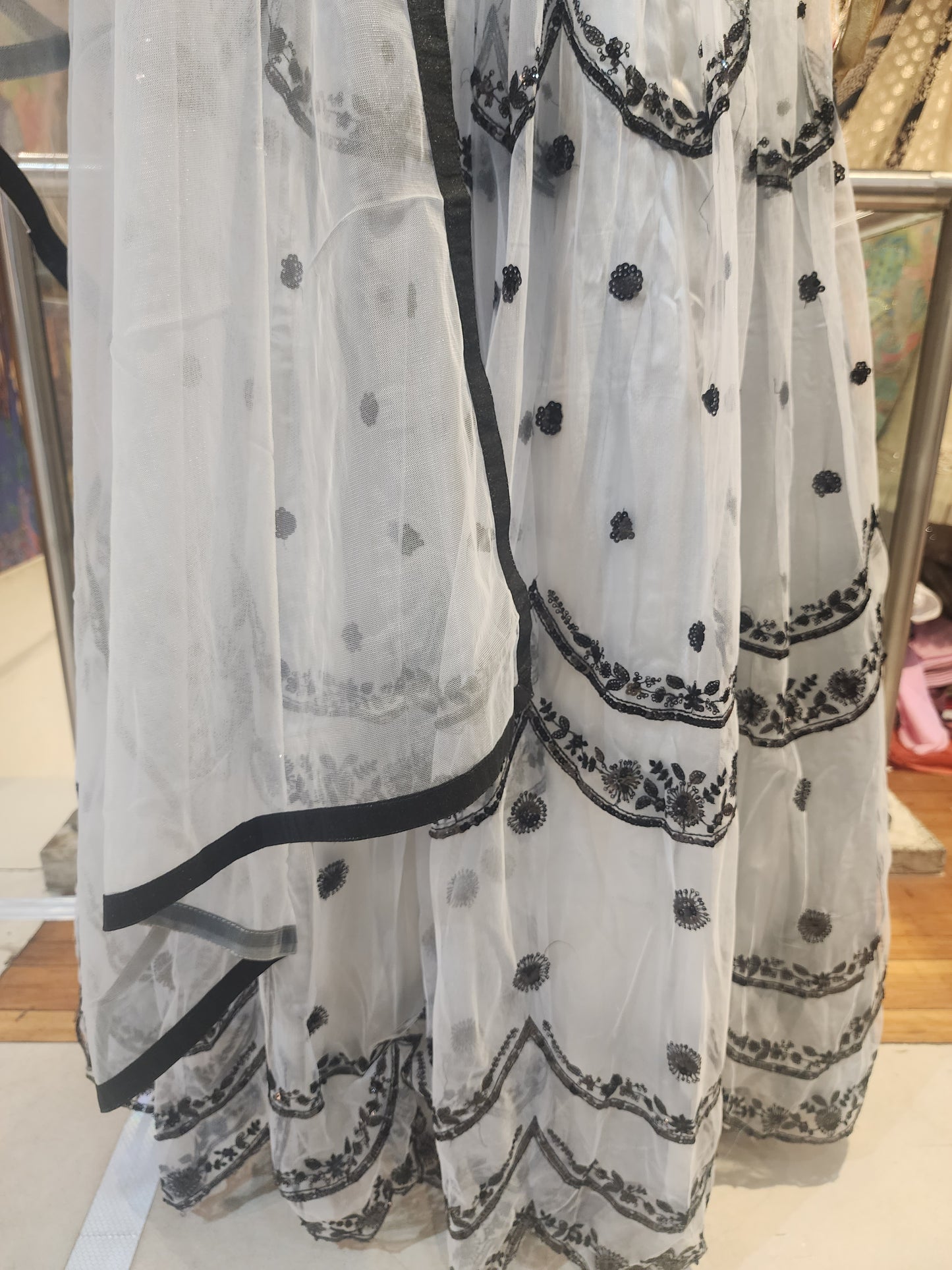 Lehenga choli black gray