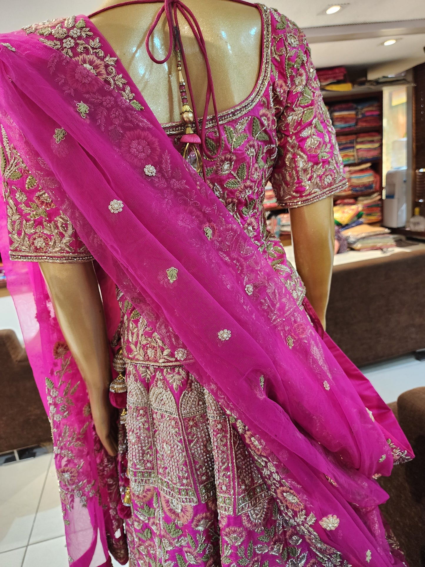 Pink Bridal Lehenga