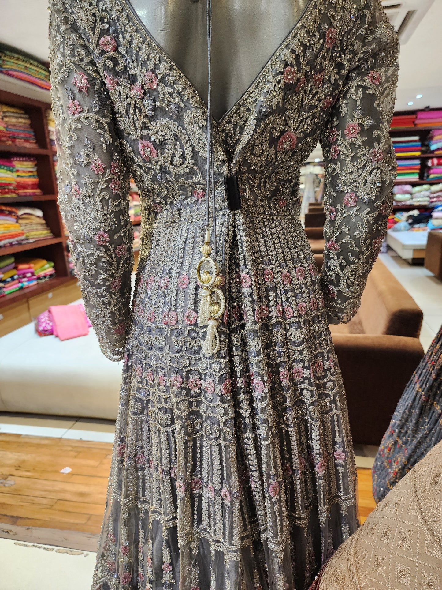 Silver zarkan Dress