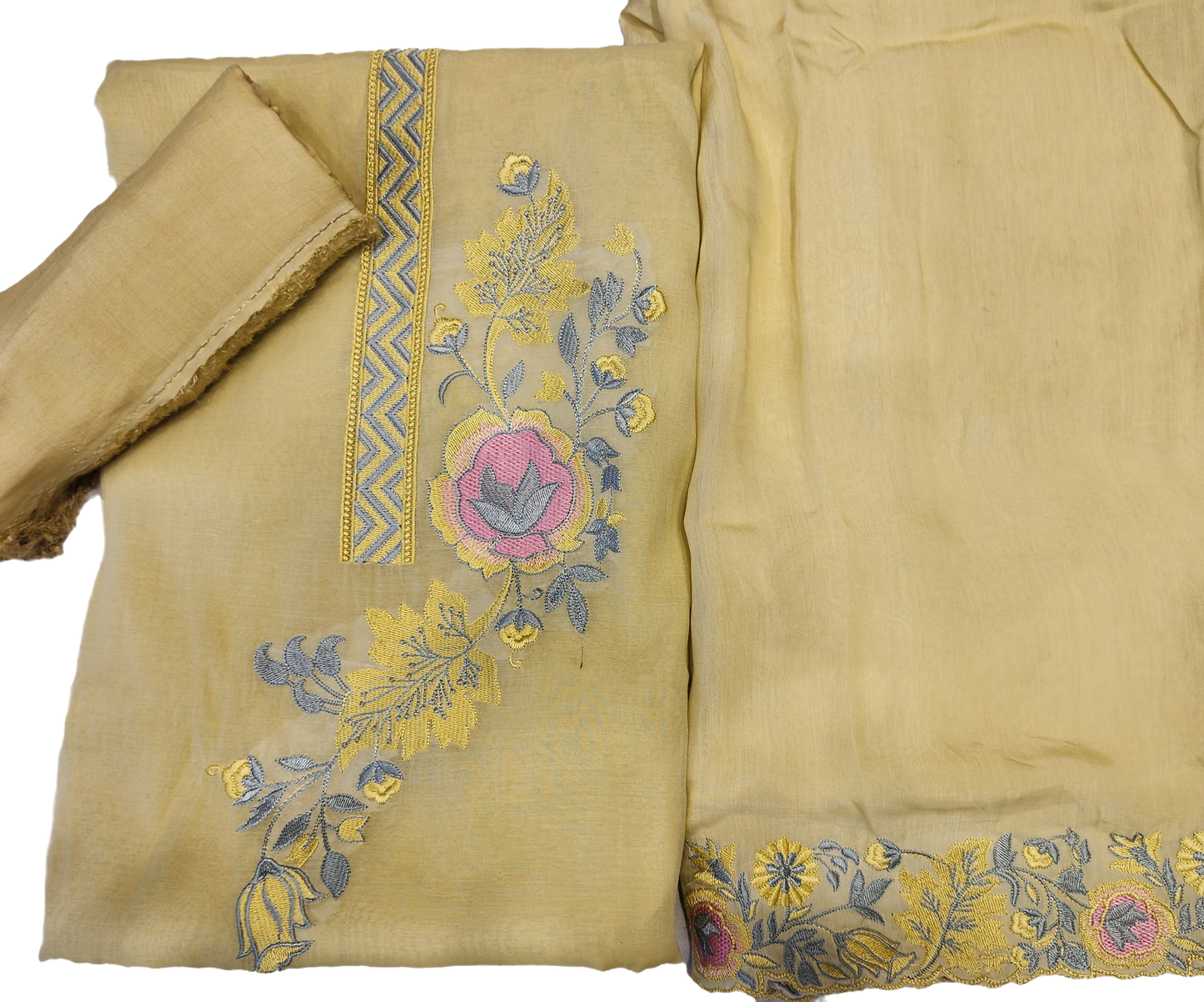 Mulmul cotton embroidery suits