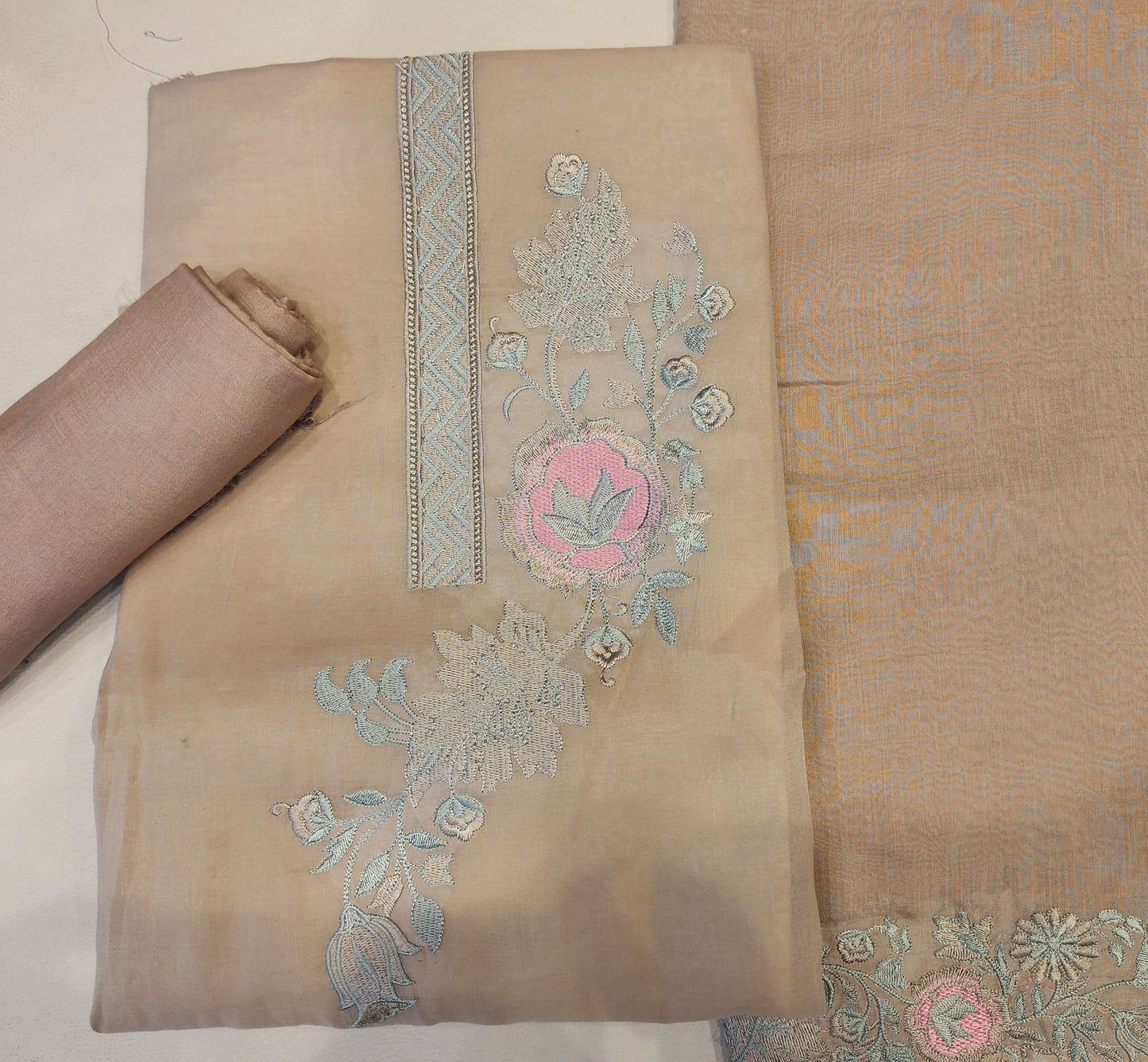 Mulmul cotton embroidery suits