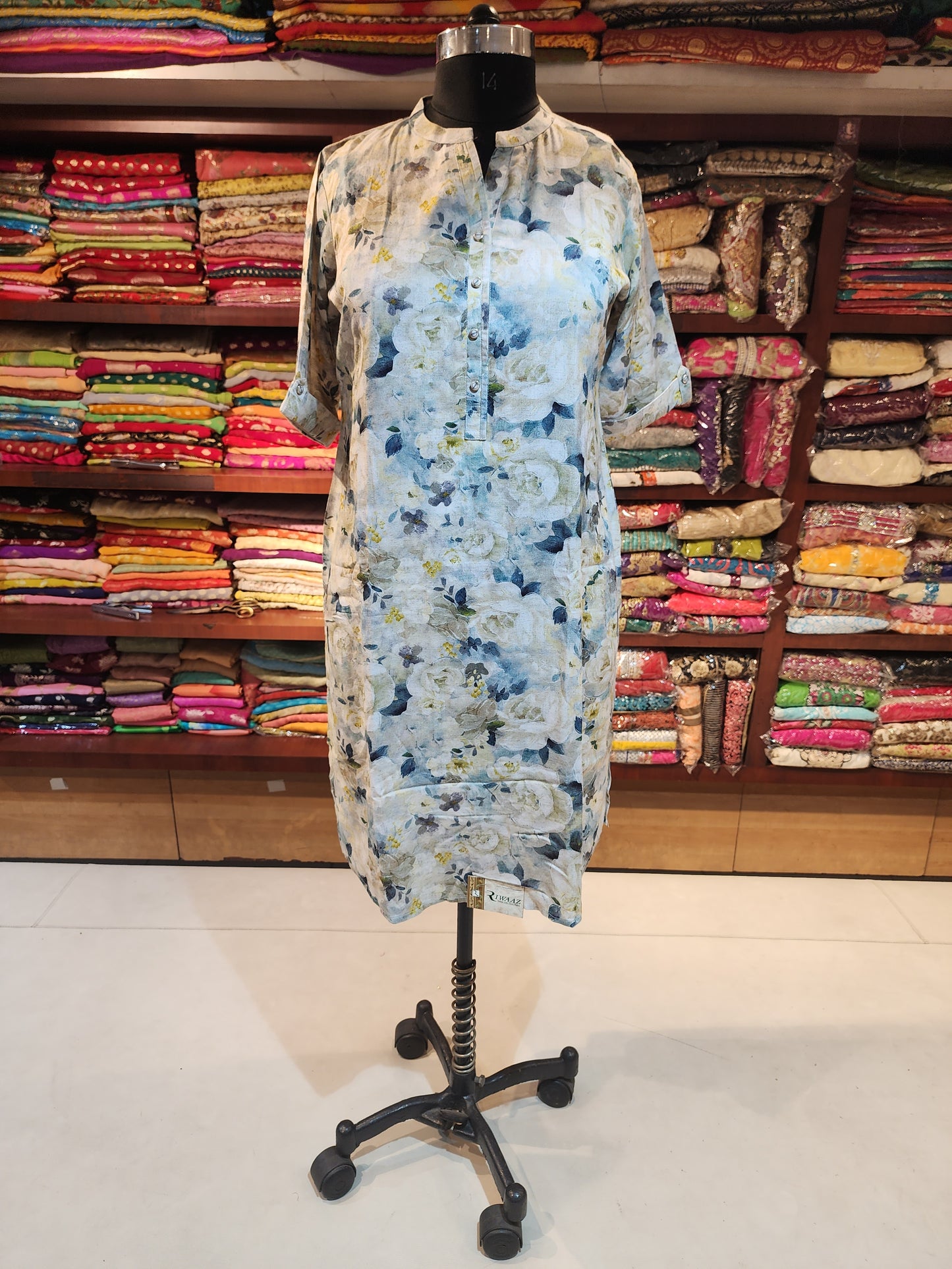 Cotton linen Grey colour XXL size