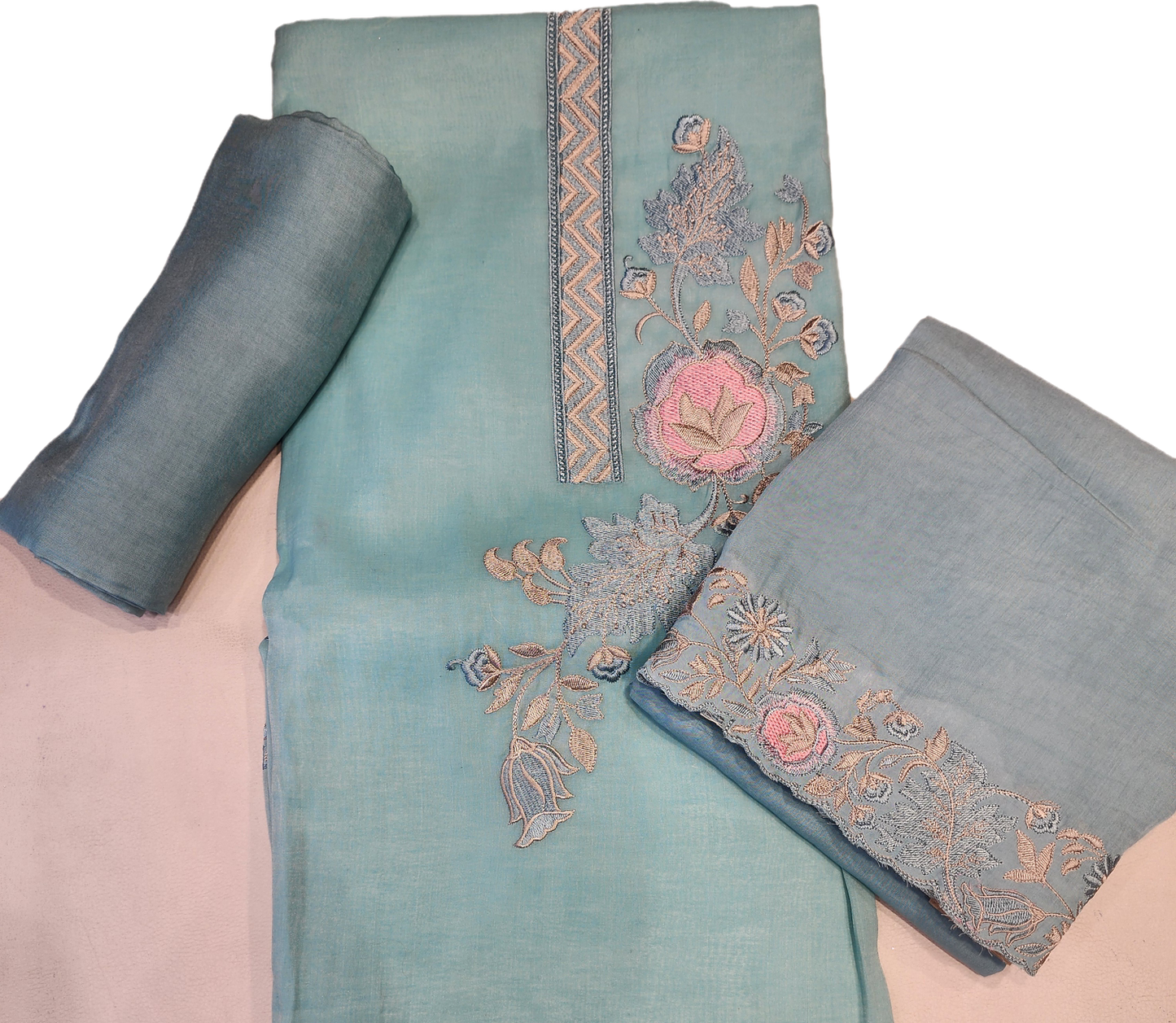 Mulmul cotton embroidery suits
