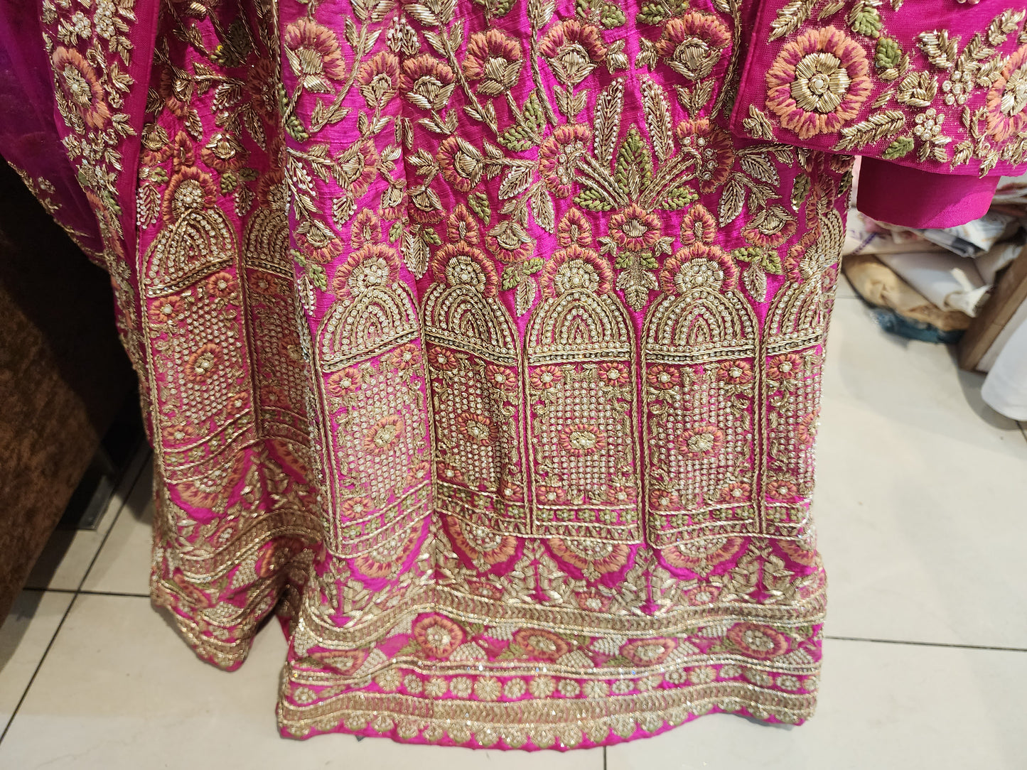 Pink Bridal Lehenga